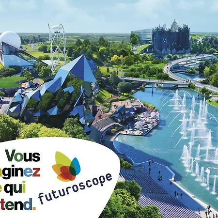 빌라 Soie Villalunoterie Futuroscope Piscine 6pers *